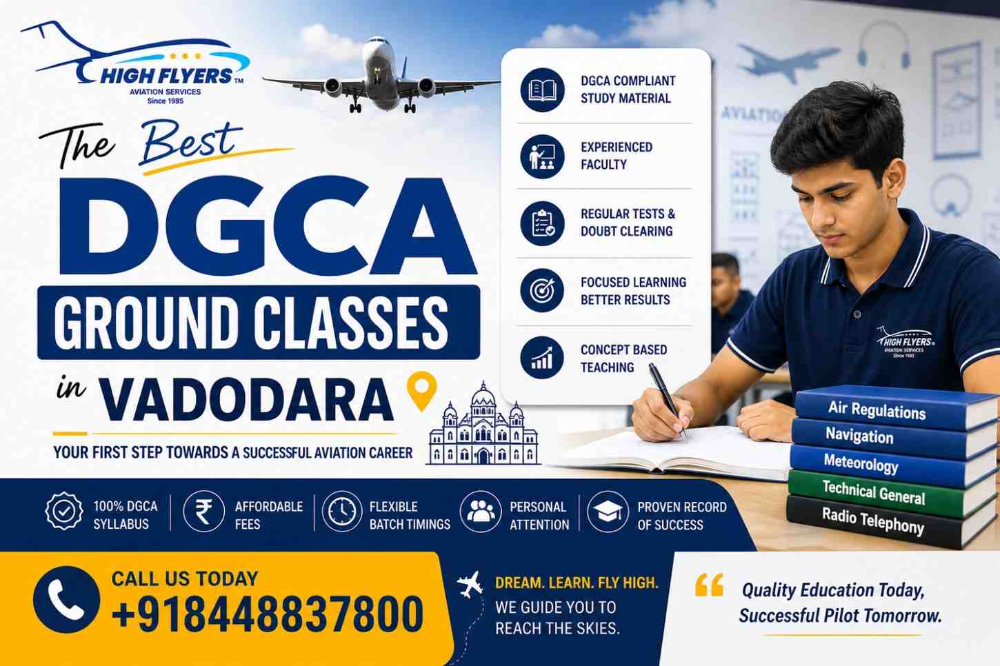 Best DGCA Ground Classes in Vadodara