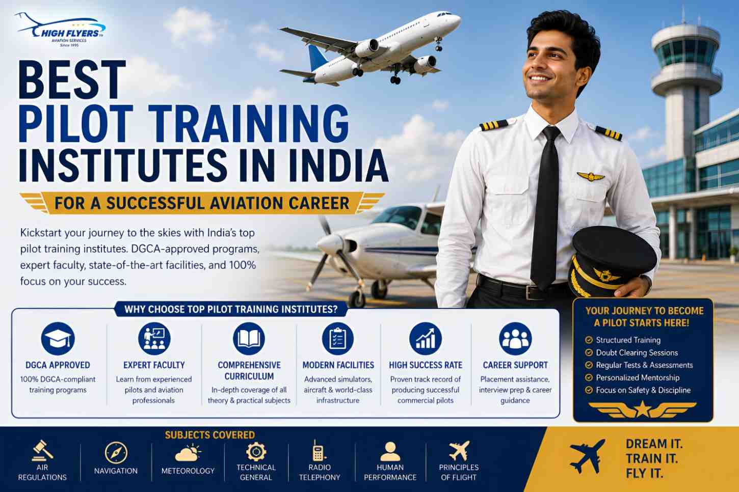 best pilot training institute in india